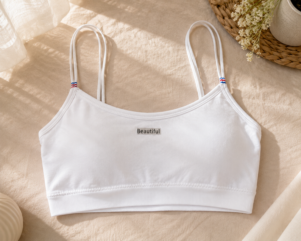 Karavya Pure White Soft-Lift Bra