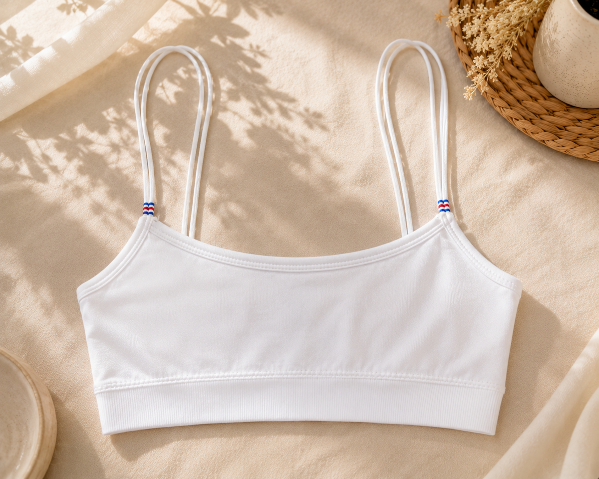 Karavya Pure White Soft-Lift Bra