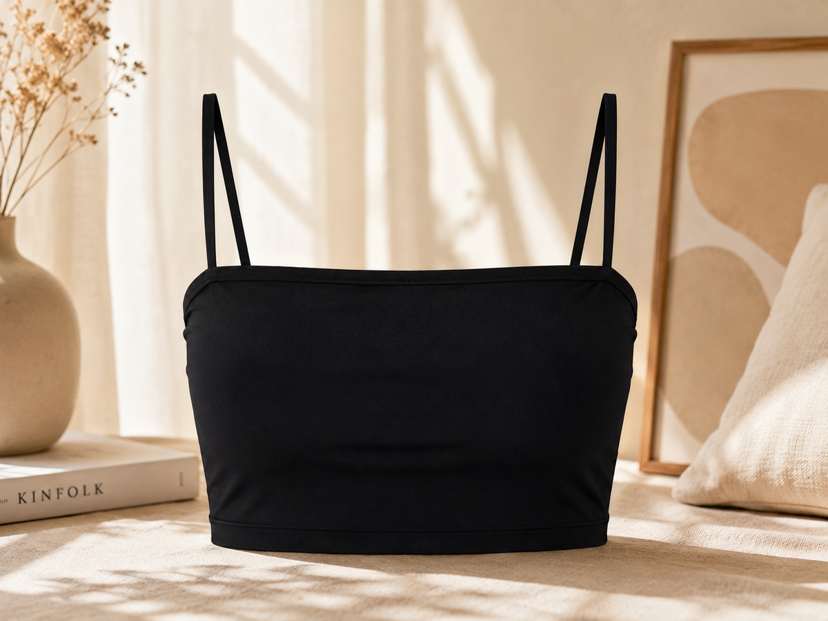 Karavya Noir Bandeau Comfort Bra