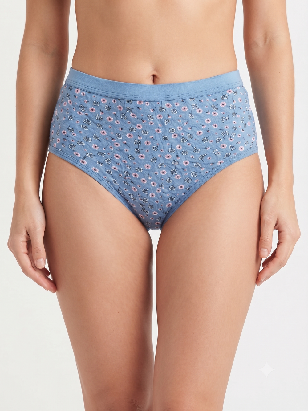 Karavya Blue Printed Panty for Women | Soft & Comfortable Everyday Innerwear
