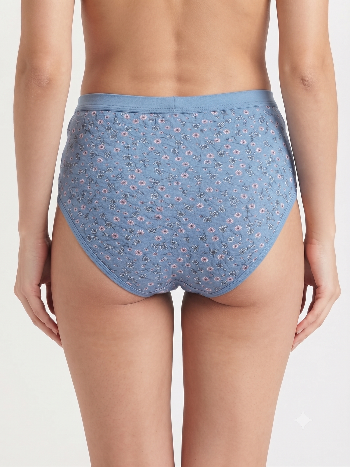 Karavya Blue Printed Panty for Women | Soft & Comfortable Everyday Innerwear